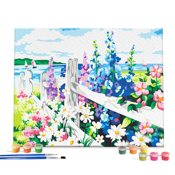 아이러브페인팅 DIY캔버스형 그림그리기 40x50cm 꽃의바다